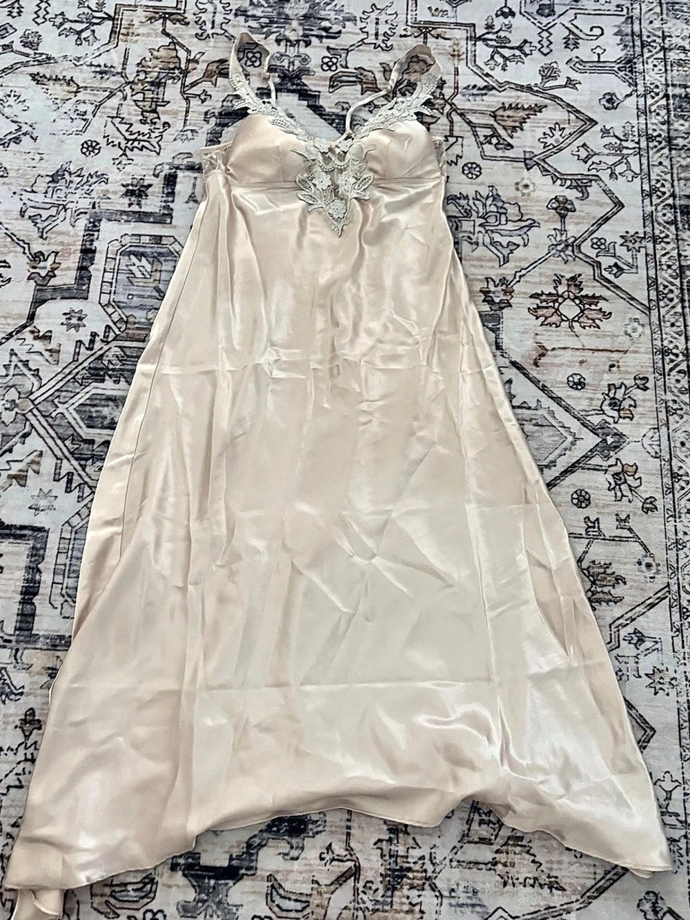 Lace Chemise Intimate in White Size M